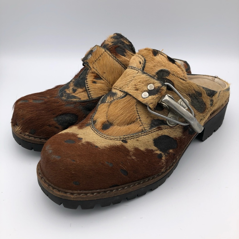 Austrian Cowhide Industrial Buckle Clogs 7.5 - 8